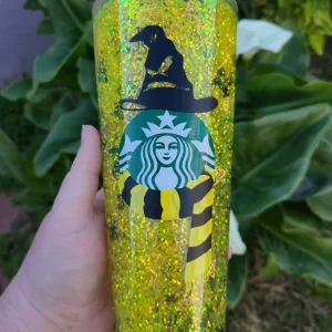 Hufflepuff Starbucks Snowglobe Tumbler