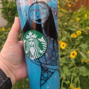 Sally Starbucks Snowglobe Tumbler