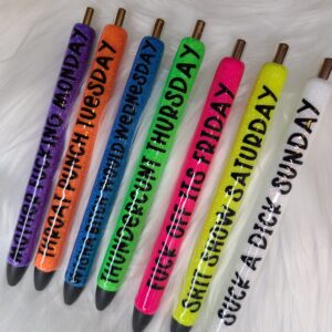 Days of the Week Pens